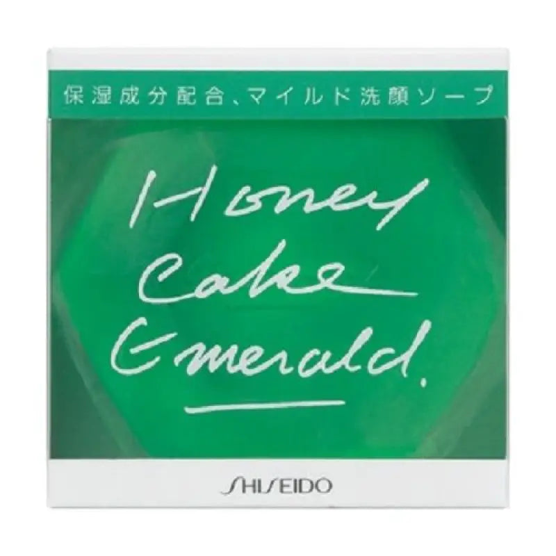 Shiseido Honey Cake Emerald Facial Cleansing Soap 100g - Japanese Face - Wash Skincare