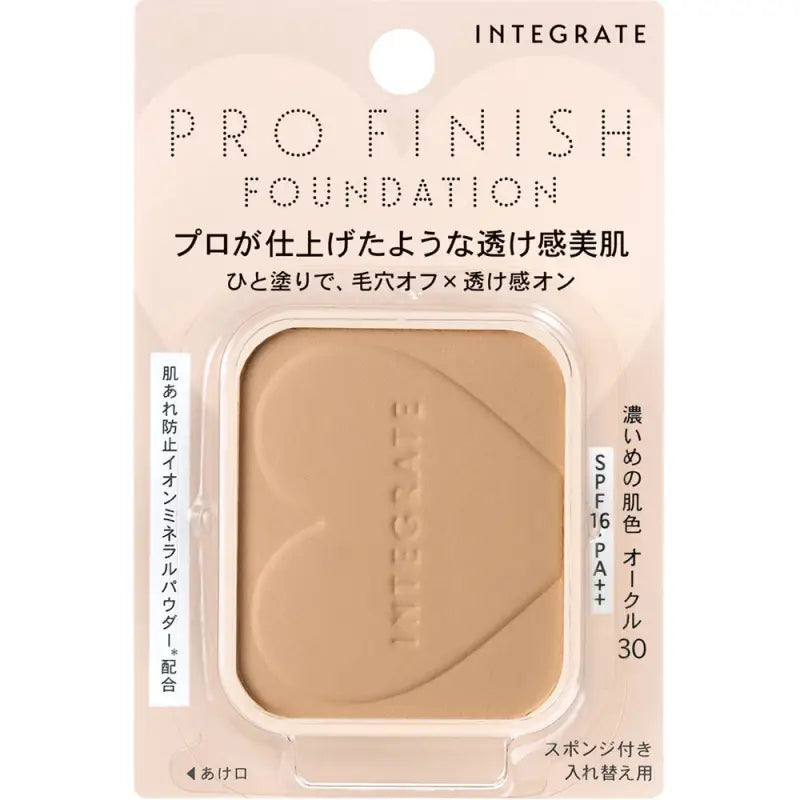 Shiseido Integrate Professional Finish Mineral Powder Foundation SPF16 PA + + Ocher 30 - Skincare