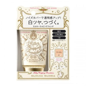 Shiseido Majolica Majorca Milky Wrapping Foundation 02 Beige SPF30 PA + + + 30g - Skincare