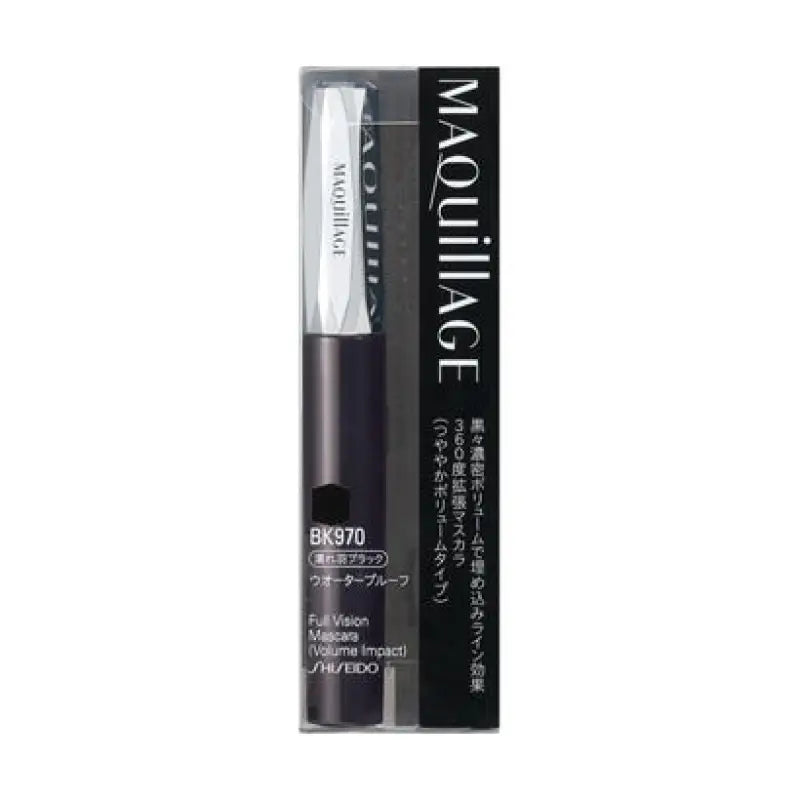 Shiseido Maquillage Full Vision Mascara Volume Impact Bk970 6g - Moisturizing Makeup