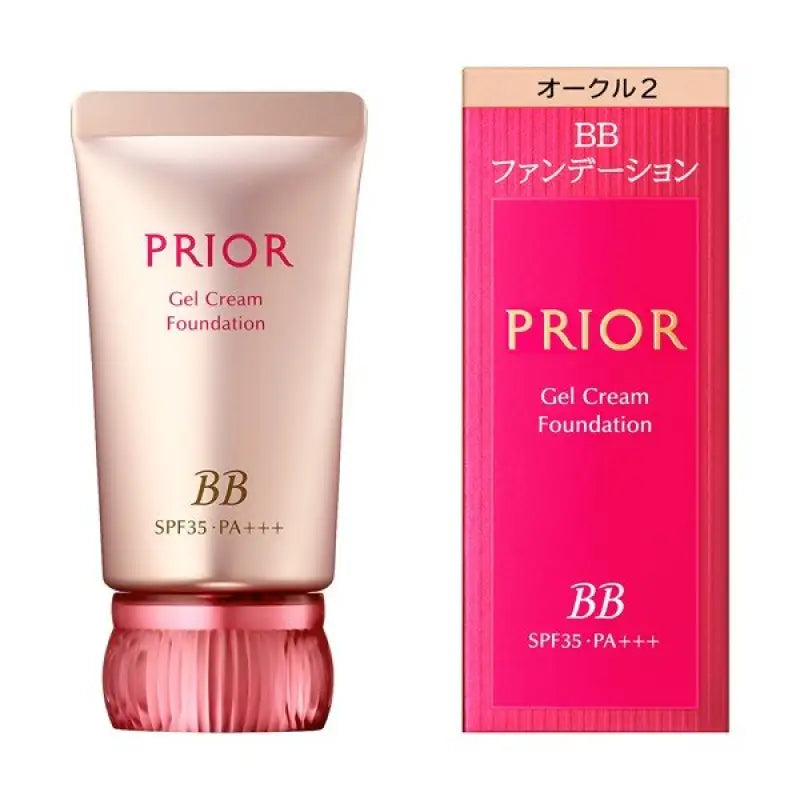 Shiseido Prior BB Gel Cream Makeup Base SPF35/ PA + + + Pink Ochre 1 30g - of Japan Skincare