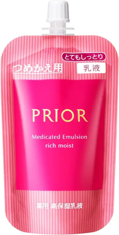 Shiseido Prior Cream In Emulsion Rich Moist 100ml Refill - Skincare