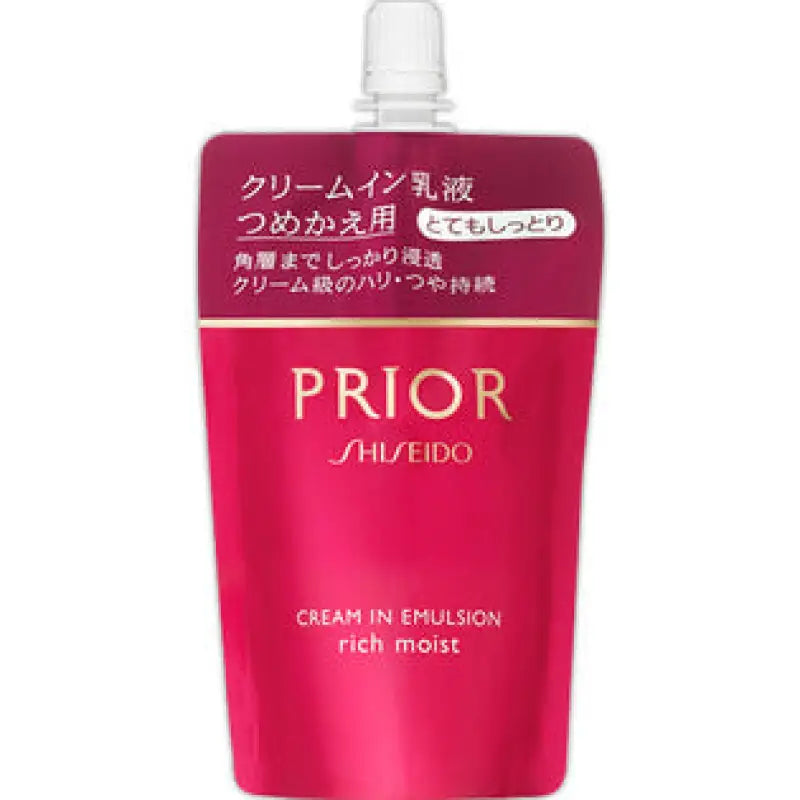 Shiseido Prior Cream In Emulsion Rich Moist 100ml Refill - Skincare