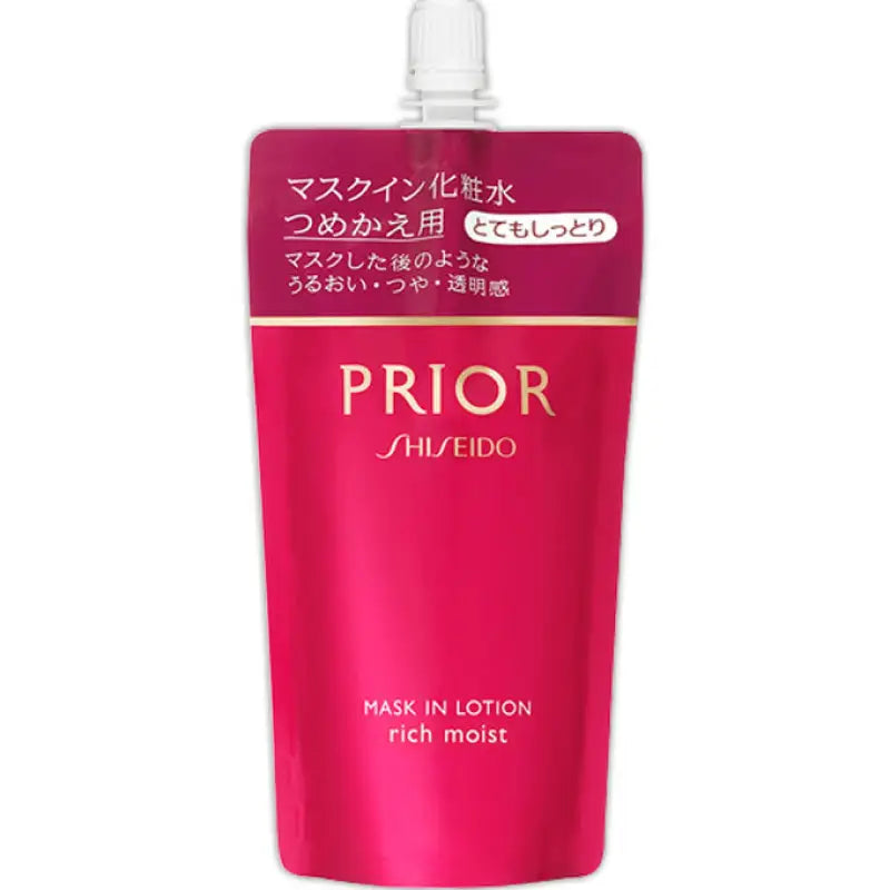 Shiseido Prior Mask In Lotion Rich Moist 140ml [refill] - Japanese Skincare