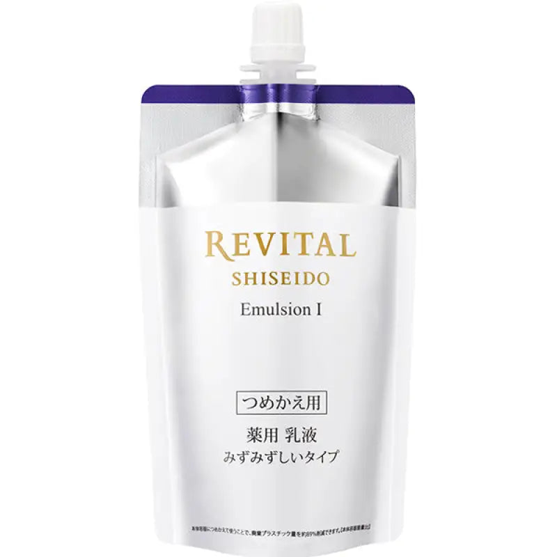 Shiseido Revital Emulsion 1 [refill] 110ml - Japanese Moisturizing Whitening Lotion Skincare