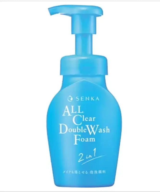 Shiseido Senka All Clear Double W Foam 150ml - Popular Japanese Cleanser Skincare