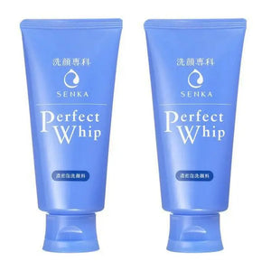 Shiseido Senka Perfect Whip Cleansing Foam 120G X 2 Tubes - Skincare