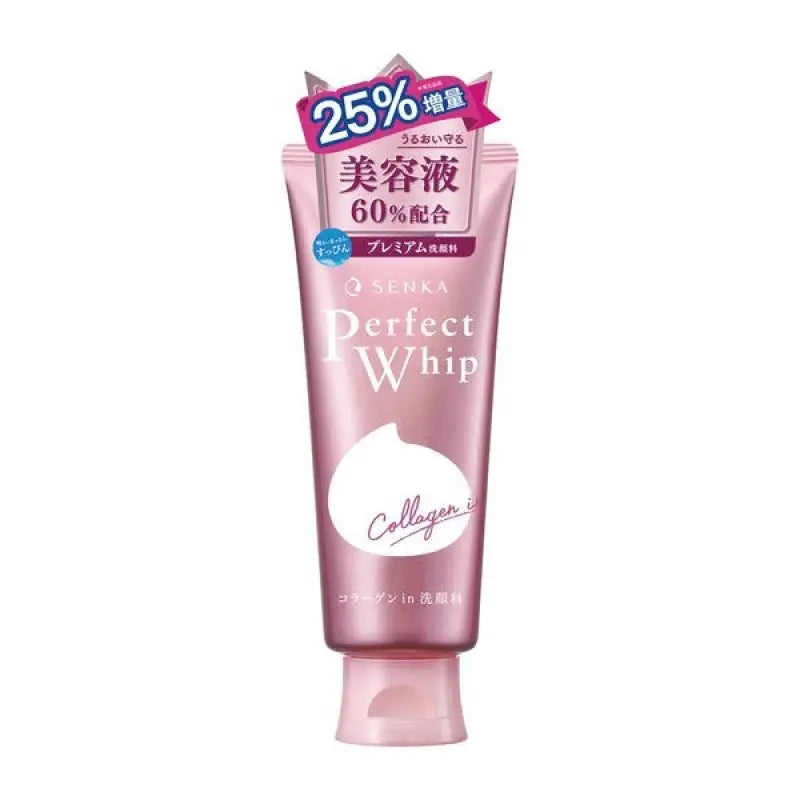 Shiseido Senka Perfect Whip Collagen In 120g - Deep Clear Foam Face Wash With Skincare