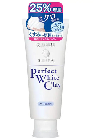 Shiseido Senka Perfect Whip White Clay 25% Increased 150g - Foam Face Wash With Skincare