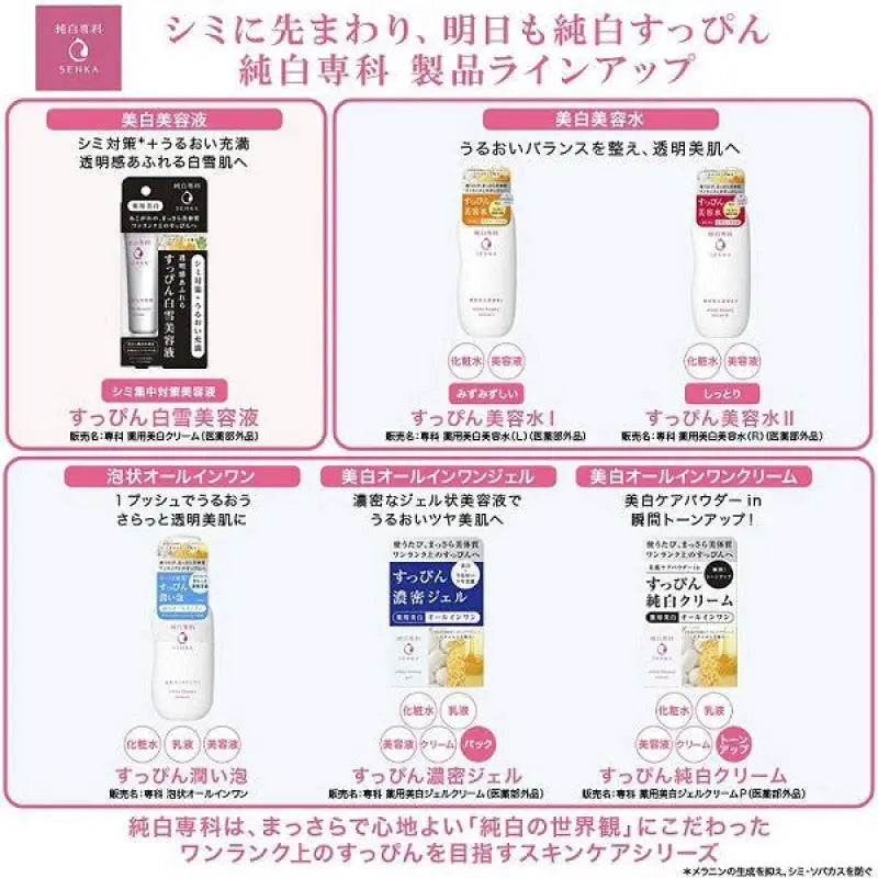 Shiseido Senka White Beauty Lotion I Fresh Type 200ml - Japanese Whitening Skincare