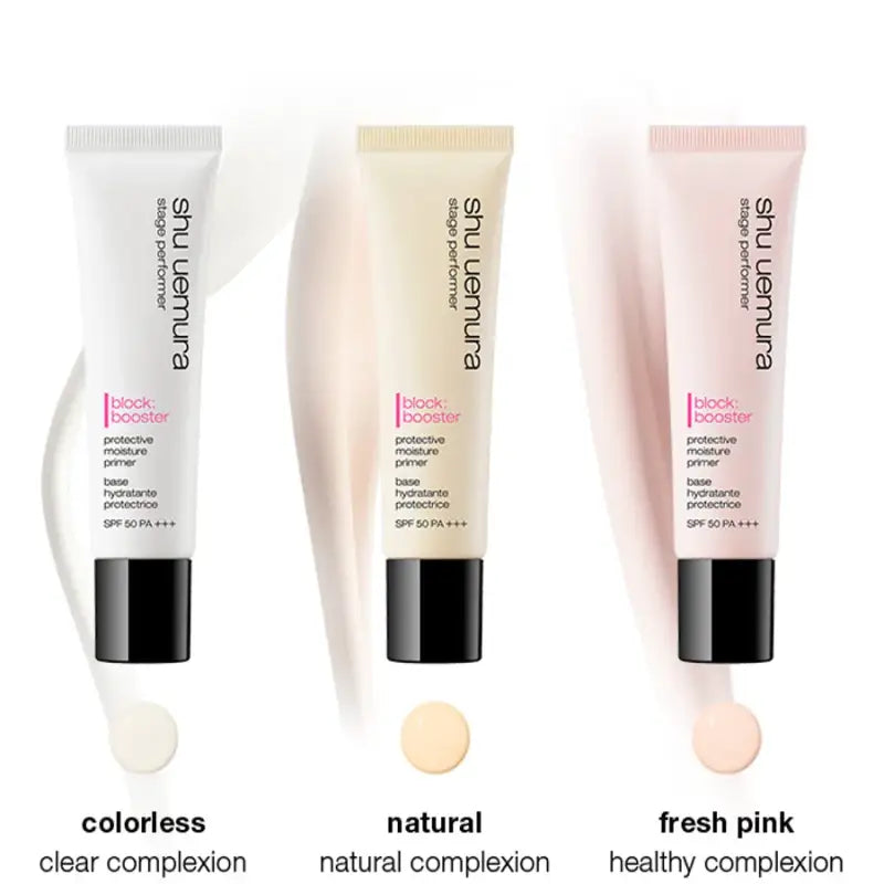 Shu Uemura Stage Performer Block Booster Protective Moisture Primer Fresh Pink SPF50/ PA + + + 30ml - Makeup