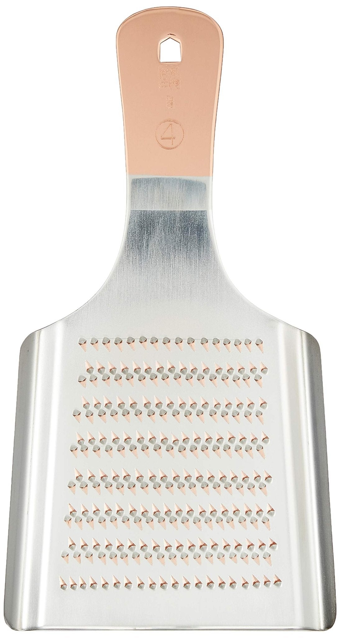 Sinkoukinzoku Handmade Double Sided Grater No. 4 Onkochishin 0 - 4 Pure Copper Japan 22.5X12Cm