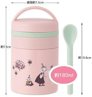 Skater Japan Antibacterial Thermal Insulated Soup Jar 180Ml Moomin Dull Color