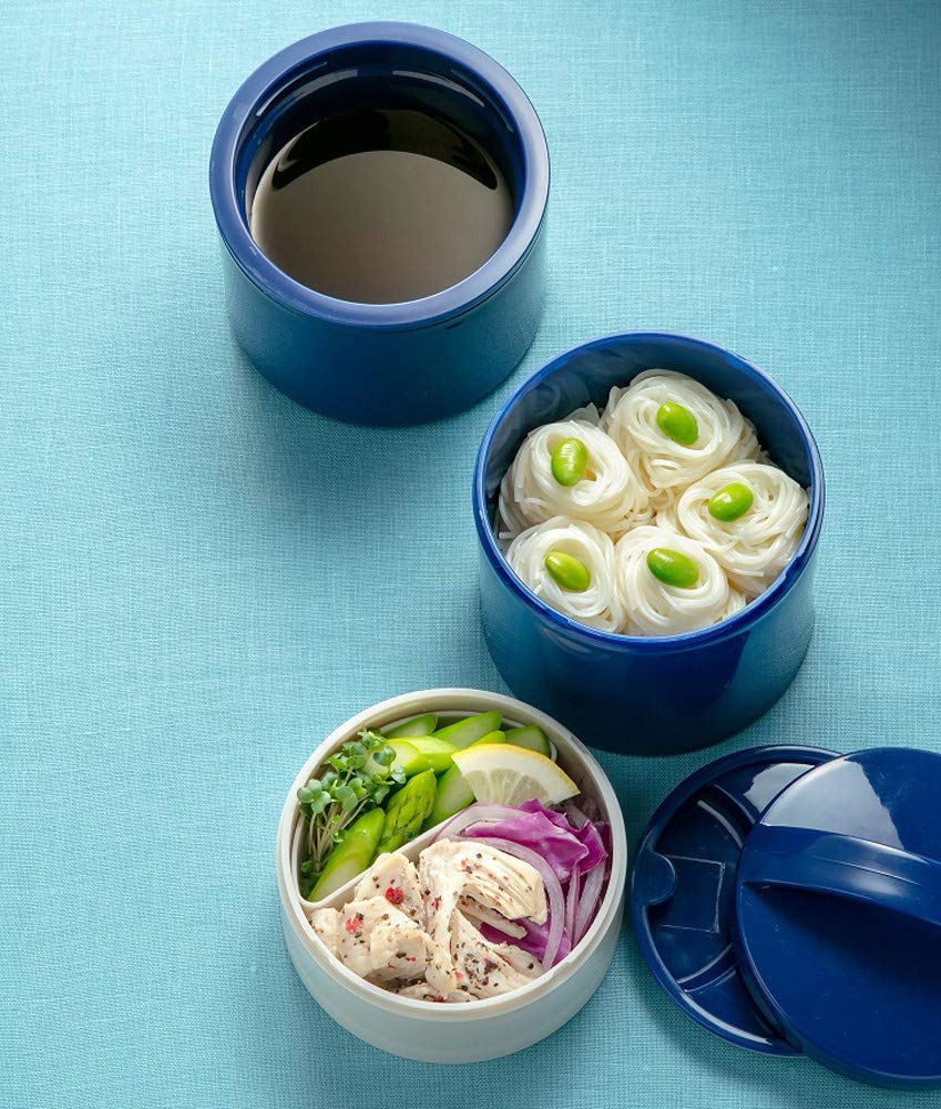 Skater Japan Cold Noodle Bento Box Lunch Box White Lrtm8