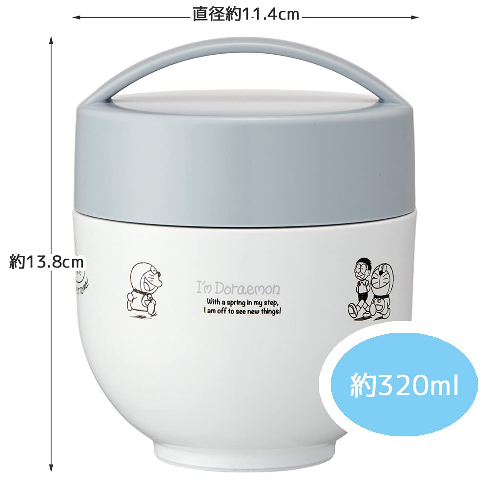 Skater Japan Insulated Bento Box Bowl 540Ml Doraemon Sanrio Lunch Jar Ldnc6Ag - A