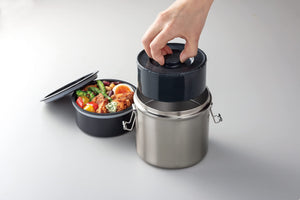 Skater Japan Thermal Insulated Lunch Box 640Ml Ultra Lightweight Vacuum Stainless Steel Antibacterial Brooklyn