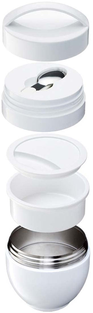 Skater Japan Thermal Lunch Box Bowl 540Ml Dull Green Ldnc6Ag