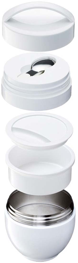 Skater Japan Thermal Lunch Box Bowl 540Ml Dull Green Ldnc6Ag