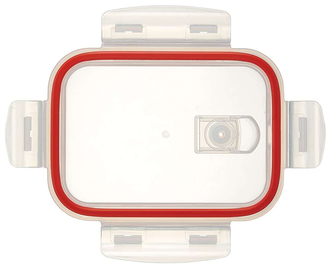 Skater Moomin Kitchen 650Ml Heat - Resistant Glass Storage Container With 4 - Point Lock Lid Valve - Japan