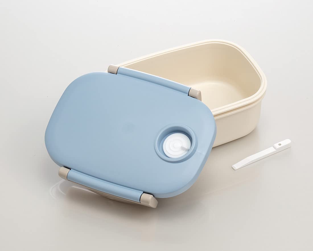 Skater Vacuum Bento Box Storage Container Blue Japan 450Ml Mpp3N - A