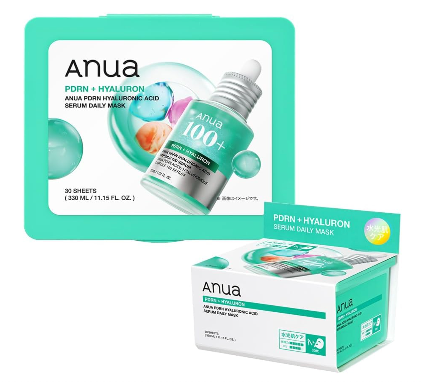 ANUA PDRN Hyaluronic Acid Serum Daily Mask Pack (30 Pieces)