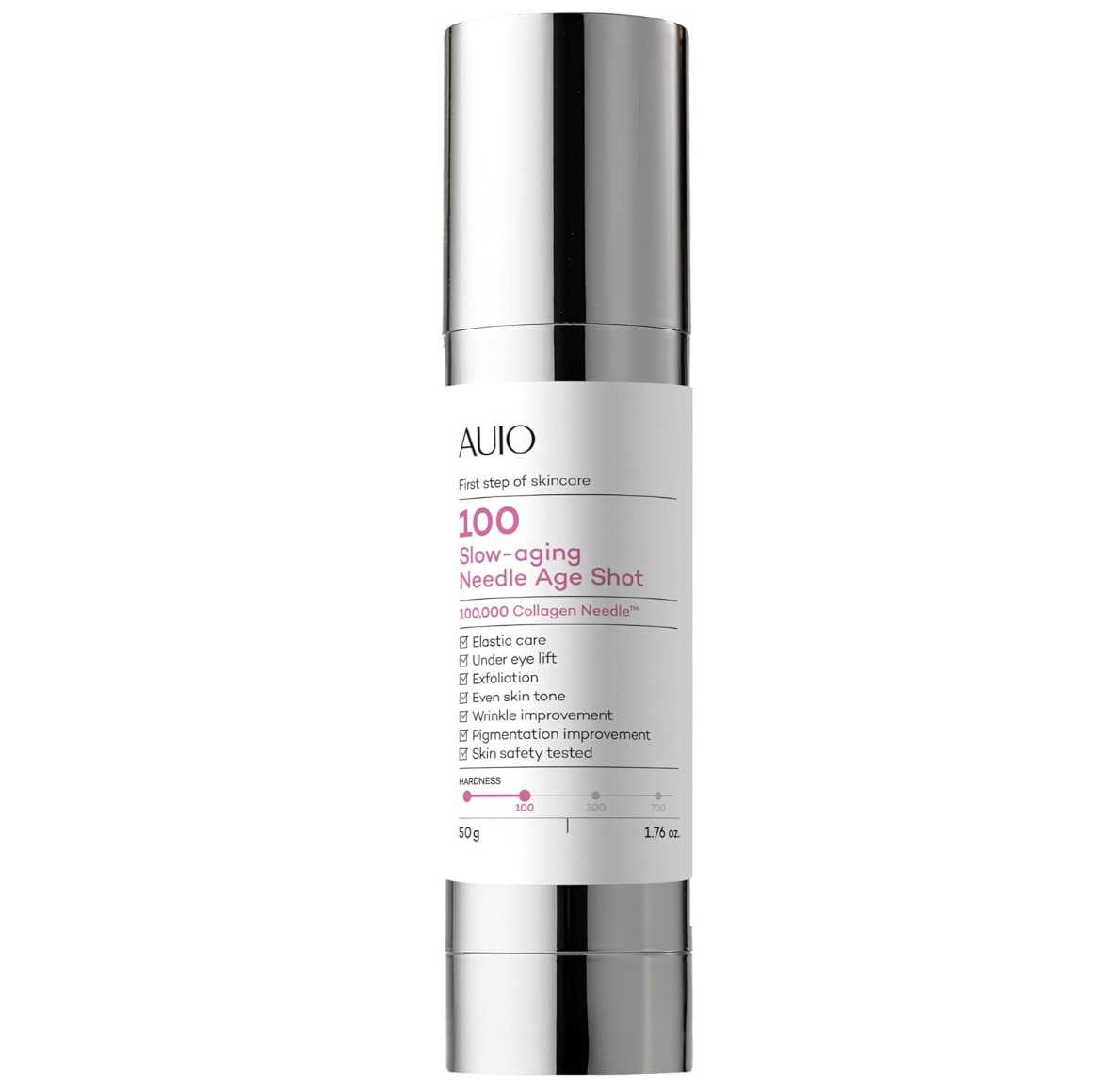 “Auio Slow Aging Needle Age Shot 300 ampoule, 30ml bottle, angled view”