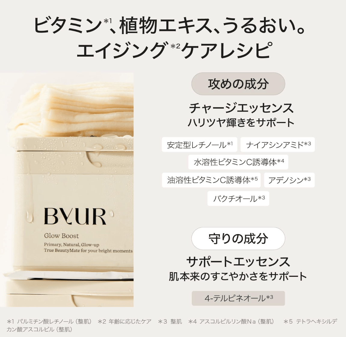 30-sheet Byur Glow Boost Multi V Daily Mask with soothing vitamins, offering deep hydration for busy users

