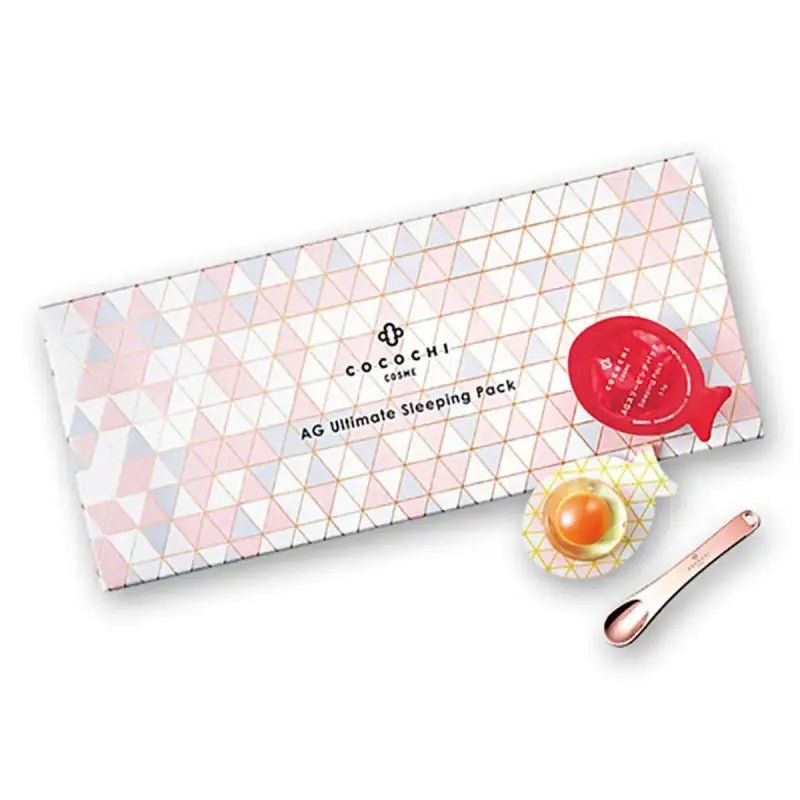 Cocochi AG Ultimate Sleeping Face Pack in 3.5g x5 box, premium Japanese sleeping mask, perfect for travel