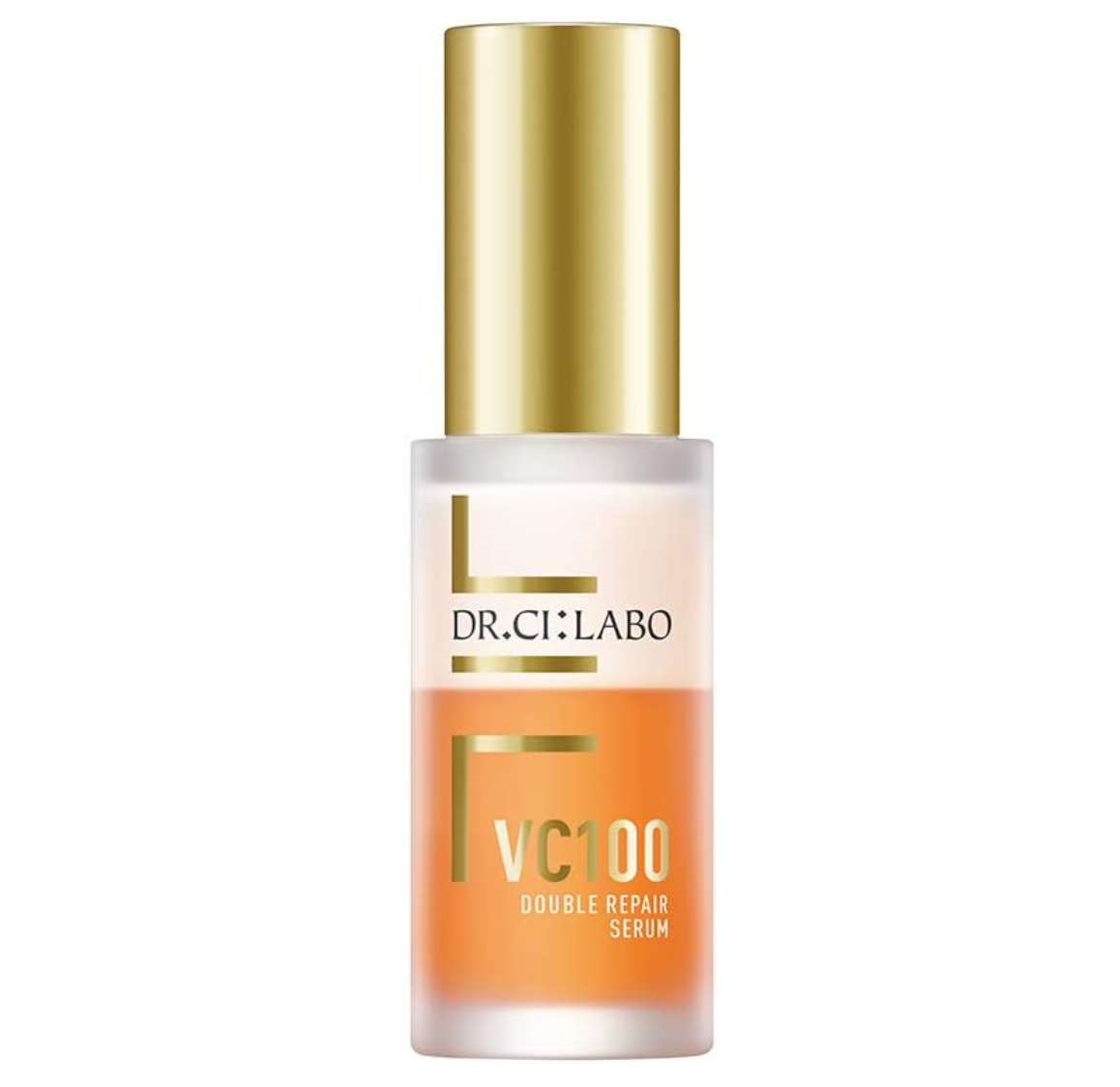 Dr.Ci:Labo Vc100 Double Repair Serum, 30ml, two-layer formula, ideal for anti-aging skincare