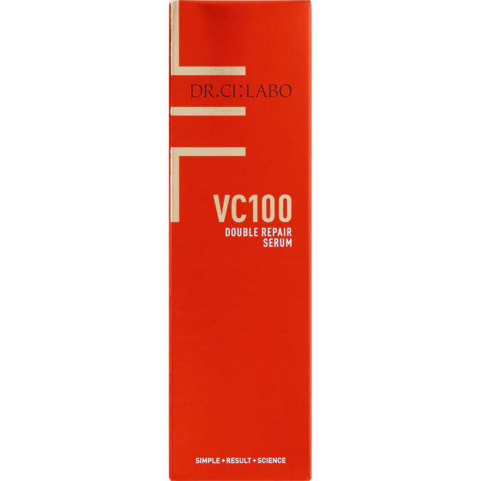 Dr.Ci:Labo Vc100 Double Repair Serum in 30ml, lightweight texture, perfect for daily use