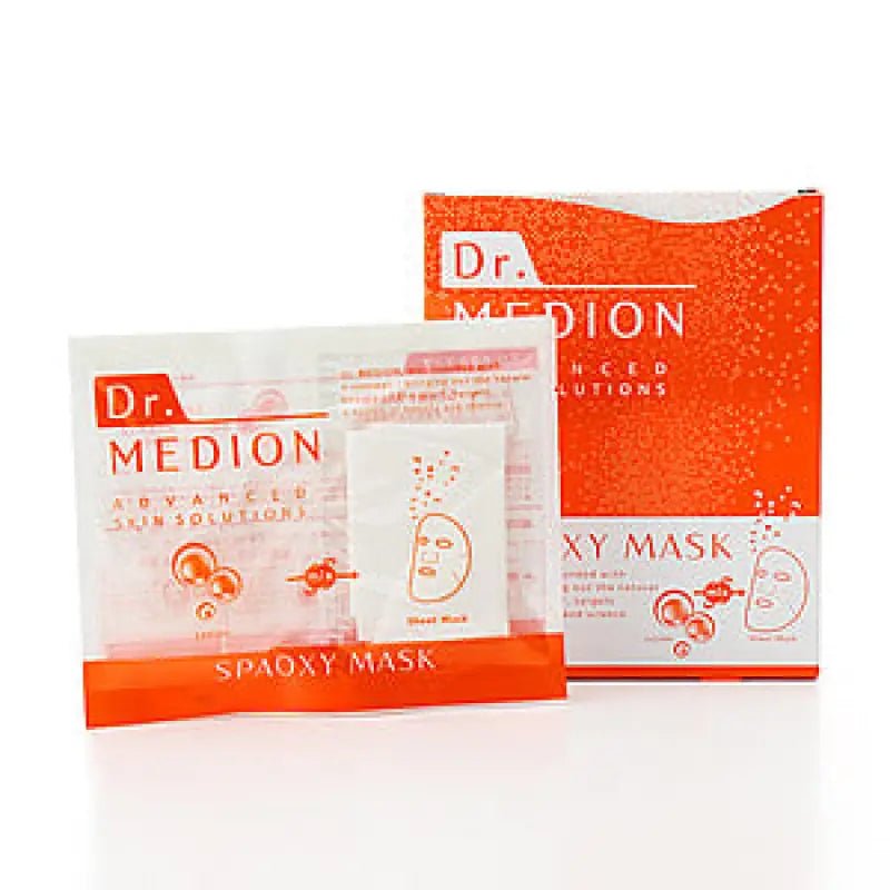 20ml x 3 Sheets Dr. Medion Spaoxy Mask Rose Scent, rose-infused essence, designed for sensitive skin care