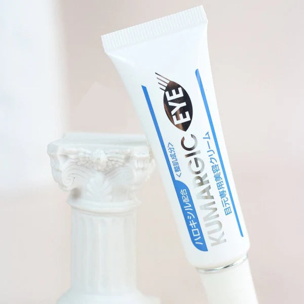 20g Hadariki Kumargic Eye Cream for Dark Circles Under Eyes with elasticity boost, offering firmness for under-eye support