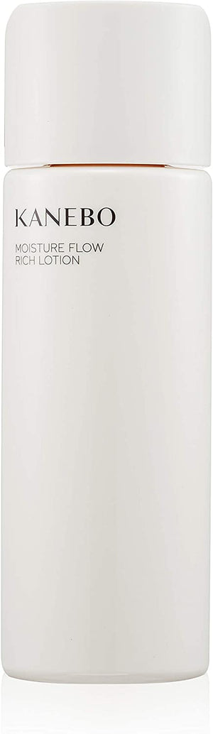 180ml Kanebo Moisture Flow Rich Lotion, botanical complex, designed for resilient skin support