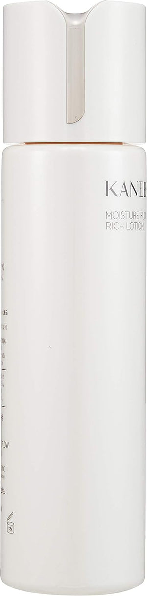 Kanebo Moisture Flow Rich Lotion in 180ml, green floral scent, perfect for morning and evening rituals