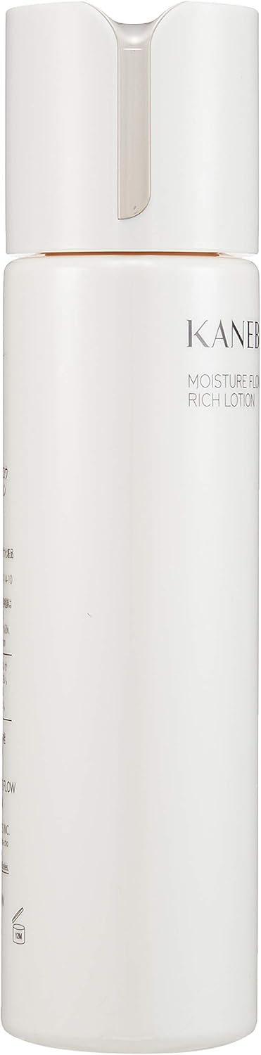 Kanebo Moisture Flow Rich Lotion in 180ml, green floral scent, perfect for morning and evening rituals