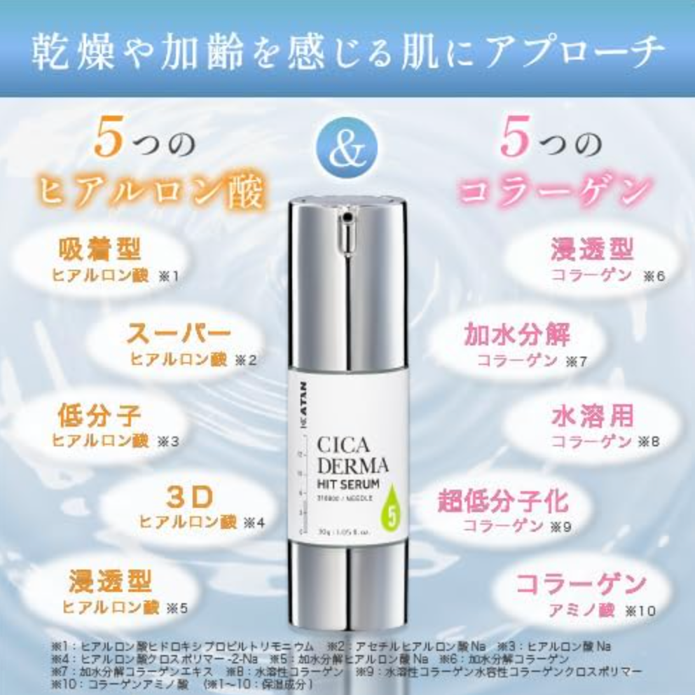 KATAN Cica Derma Hit Serum 5 (30g) – YOYO JAPAN KATAN Cica Derma Hit Serum 5 (30g) – YOYO JAPAN