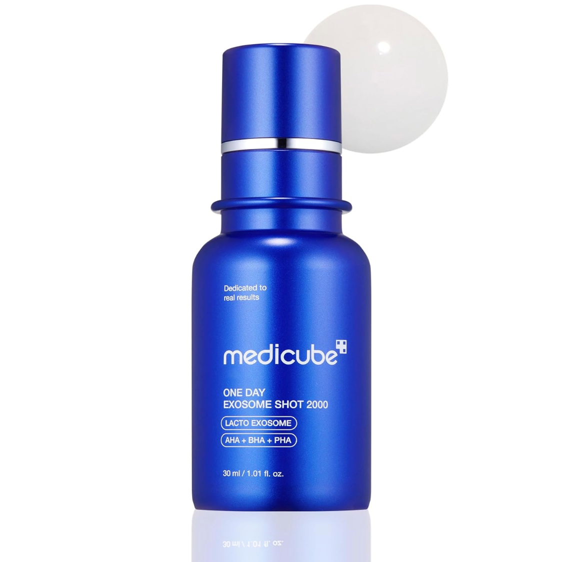 “Medicube One Day Exosome Shot Pore Ampoule 2000 30ml front bottle view”