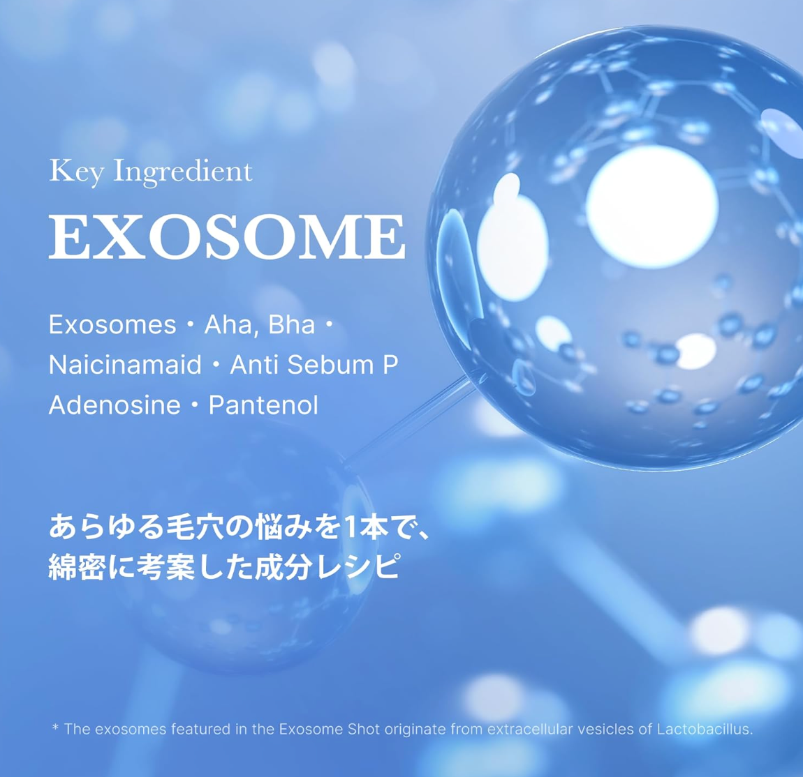 “Medicube One Day Exosome Shot Pore Ampoule 2000 on a styled flat-lay with skincare props”