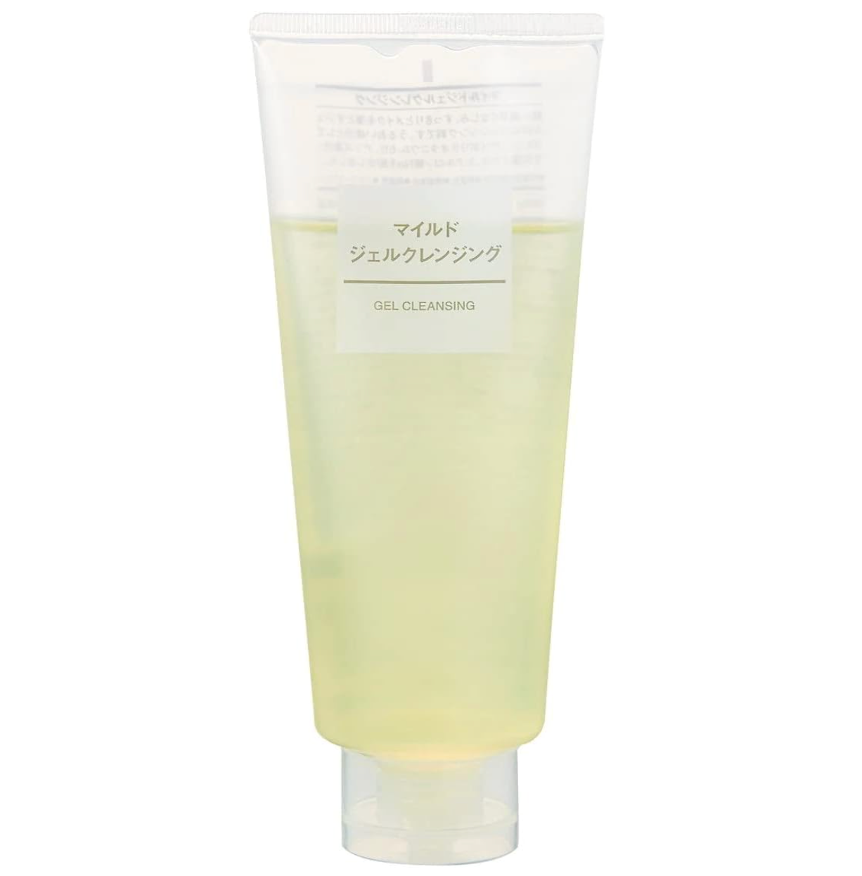 MUJI Mild Gel Cleansing in 200g tube, gentle formula, perfect for daily skincare

