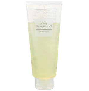 MUJI Mild Gel Cleansing in 200g tube, gentle formula, perfect for daily skincare

