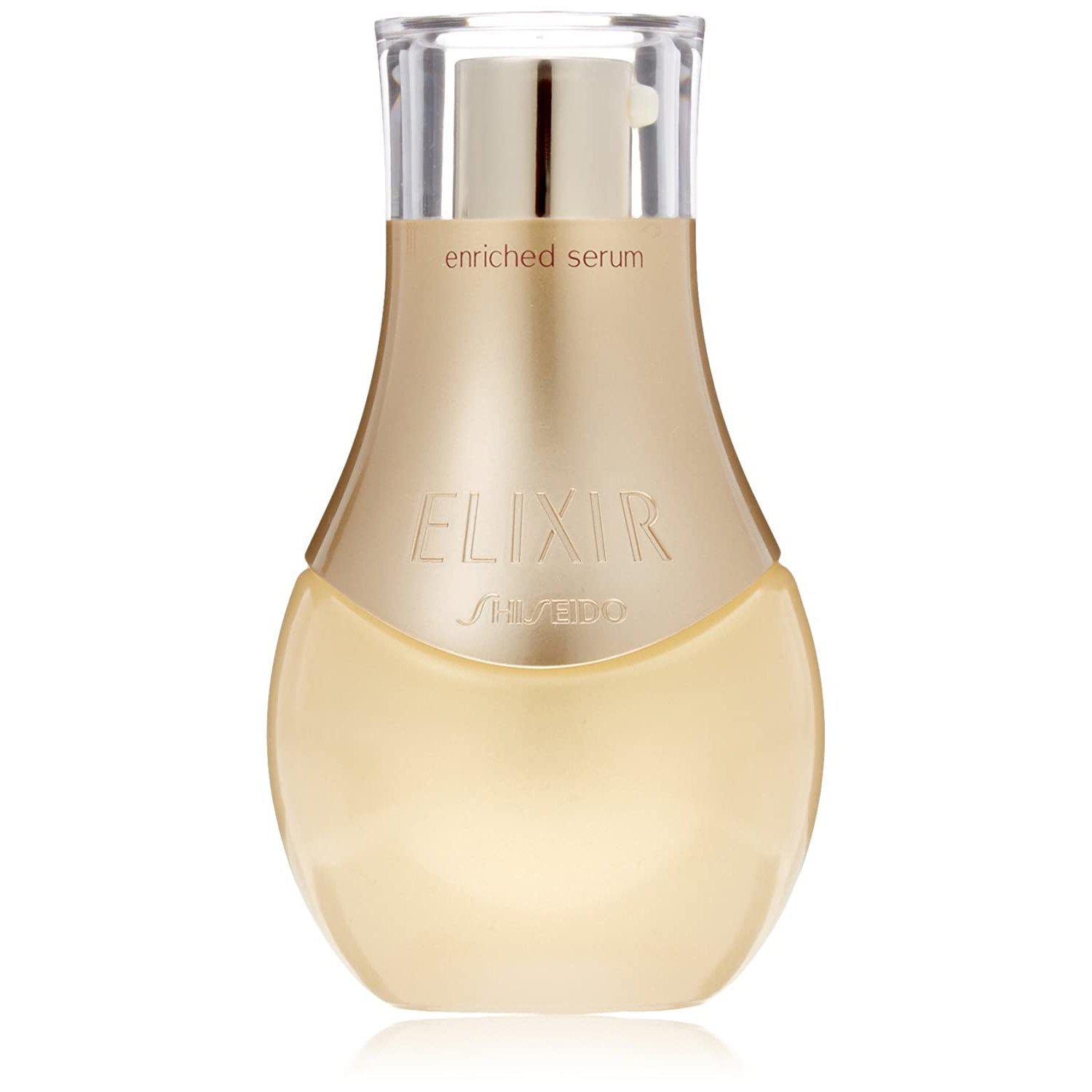 Shiseido Elixir Superieur Enriched Serum, 35ml, anti-aging essence, ideal for radiant skin.