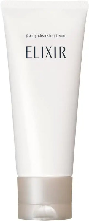 145g Shiseido Elixir White Cleansing Foam, rich foaming texture, designed for radiant complexion