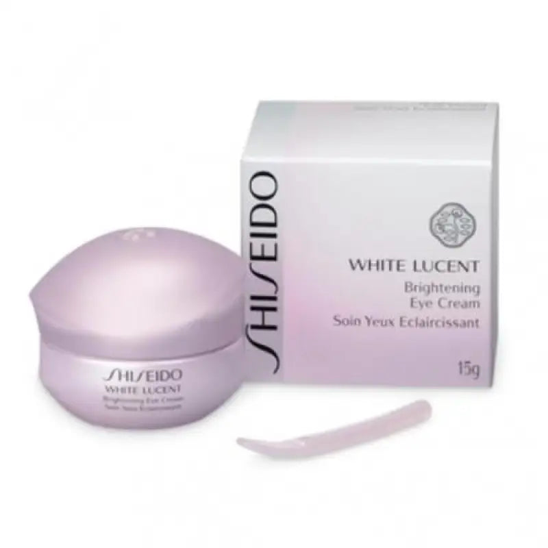 Shiseido White Lucent Brightening Eye Cream, 15g, lightweight formula, ideal for daily skincare