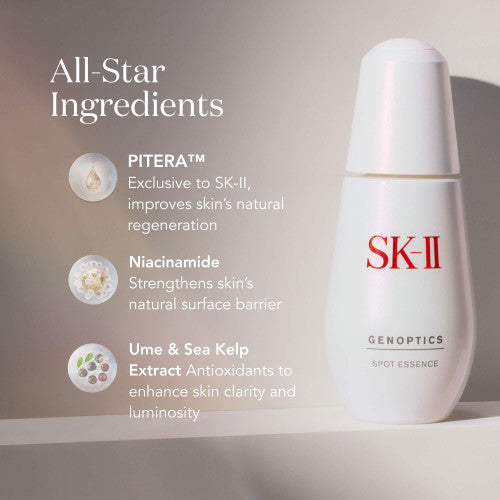 Sk-II Genoptics Spot Essence in 50ml, lightweight serum, perfect for daily skincare