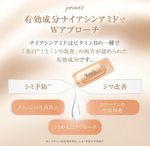 Yunth Raw VA Derma Serum in 28 Packets, hydration support, perfect for evening routines