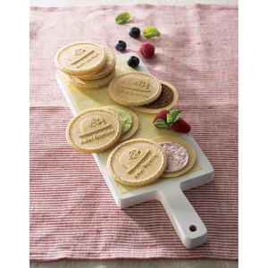 Assorted Akai Bohshi Whipped Chocolate Sandwich Biscuits, beautifully arranged for sharing