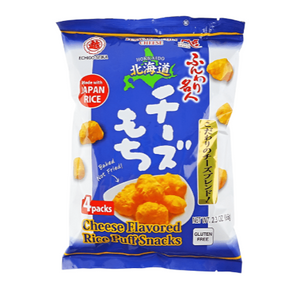 Echigo Funwari Meijin Cheese Mochi snack with cheese flavor, offering relaxed snack moments