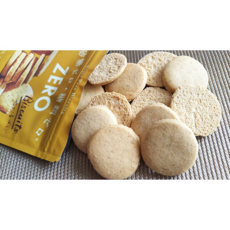 Pack of 6 Lotte Zero Sugar-Free Cookies, designed for sugar-conscious snackers