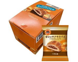 Nakamuraya Happy Crispy Pie Caramel Nuts, 1 piece × 6 bags, crunchy caramel snack, ideal for everyday enjoyment