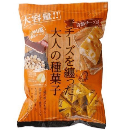 Tono Commercial Jari Mame Rich Cheese 280g in pack, authentic Japanese snack perfect for sharing with friends